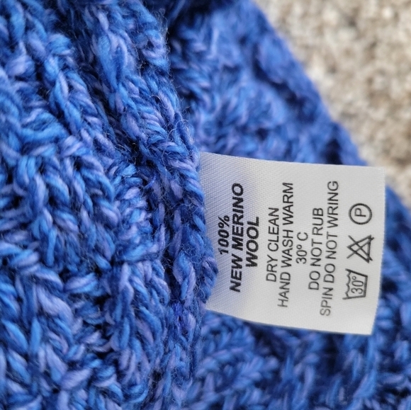 Aran Fisherman knit Cardigan XL Lumber Jacket Merino Wool New - Picture 4 of 5